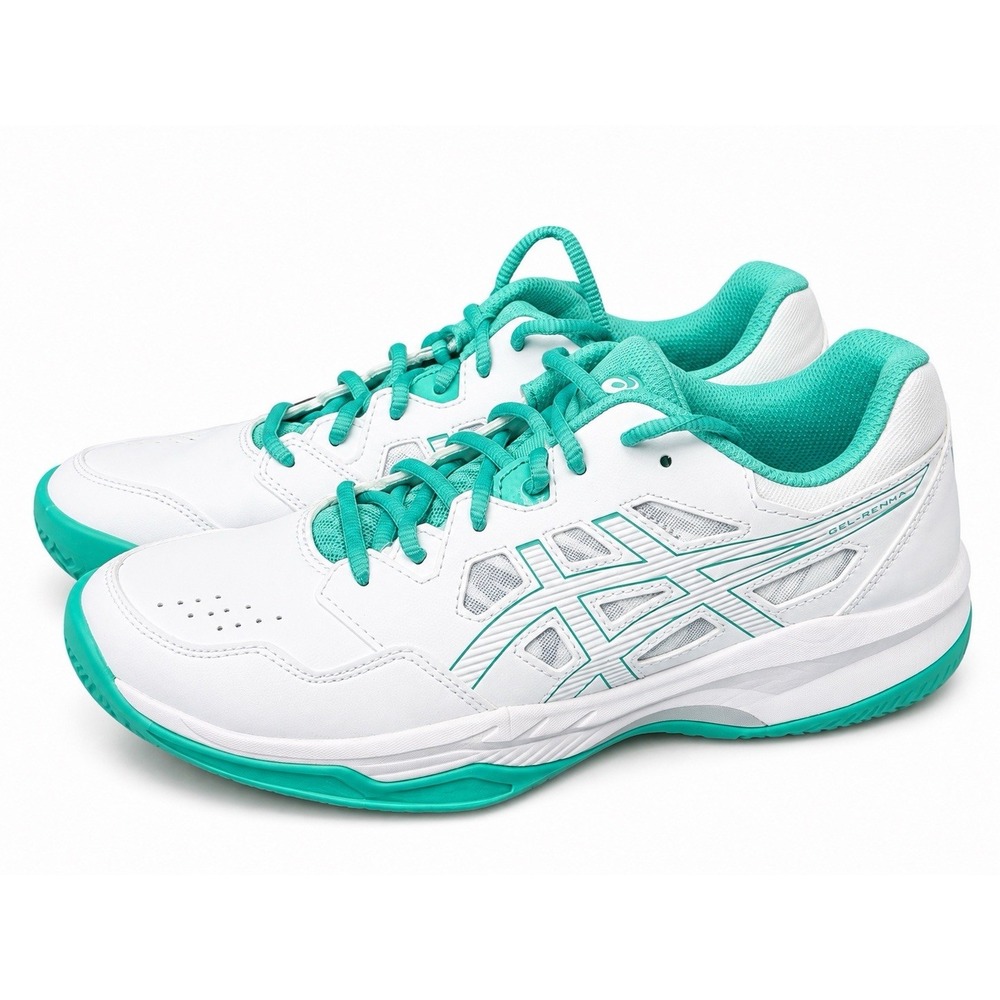 ASICS GEL-RENMA White Aurora Green 1072A109 Women's Size 8.5 Pickleball NWT